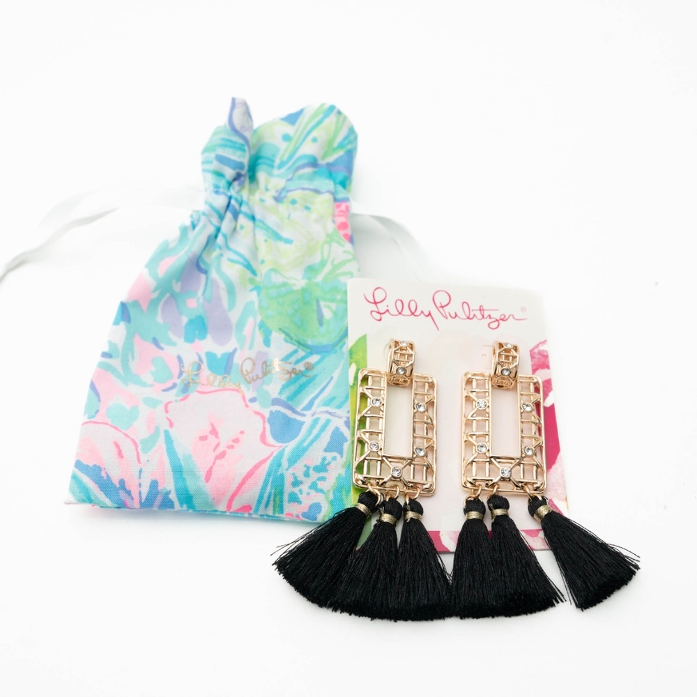 Lilly Pulitzer – Island Vibes Tassel Earrings - Picture 4 of 5